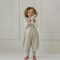 Meyco Baby Slaapzak Jumper - Studio - Merinowol Sand Melange - 92 cm
