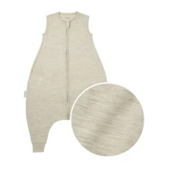 Meyco Baby Slaapzak Jumper - Studio - Merinowol Sand Melange - 92 cm