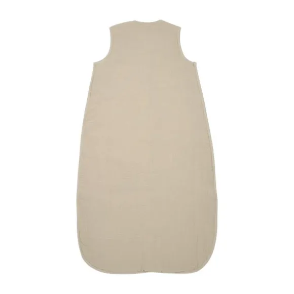 Meyco Baby Uni Baby Slaapzak Gevoerd - 110cm Pre-Washed Hydrofiel - Sand