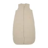 Meyco Baby Uni Baby Slaapzak Gevoerd - 90 cm Pre-Washed hydrofiel - Sand