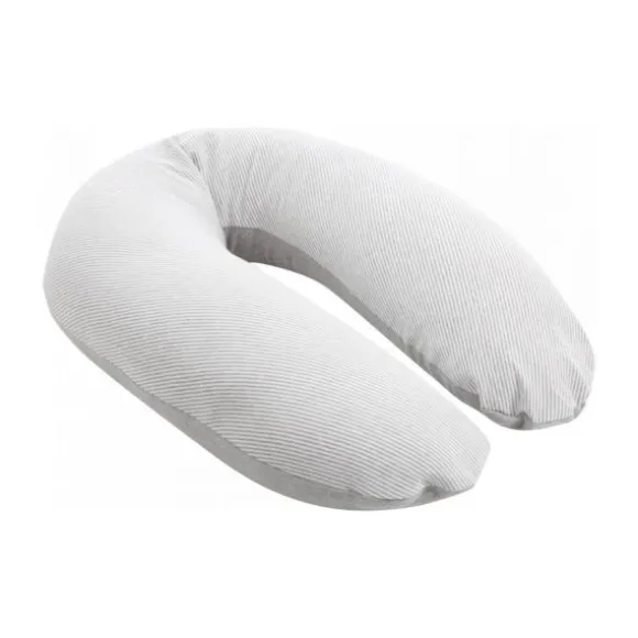 Meyco Baby Uni Relaxhoes Voedingskussen - Pre-Washed Hydrofiel - Soft Olive