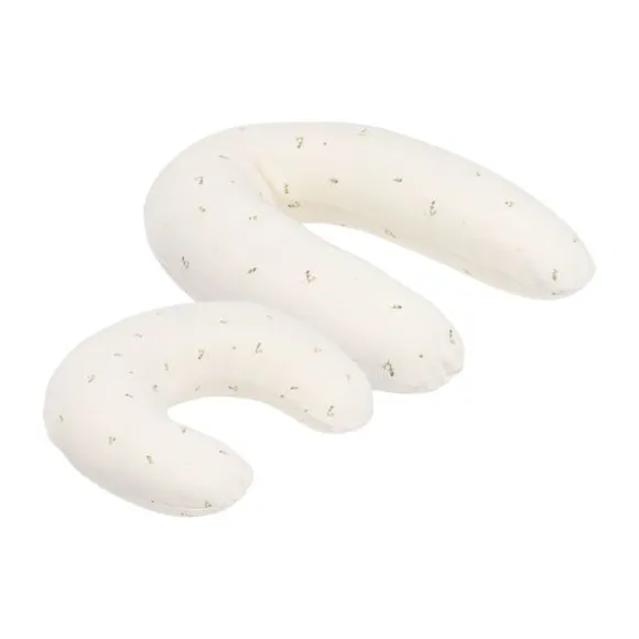 Meyco Baby Uni Relaxhoes Voedingskussen - Pre-Washed Hydrofiel - Soft Olive