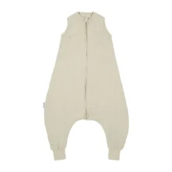 Meyco Baby Uni zomer Slaapoverall Jumper - 92 cm - Pre-Washed Hydrofiel - Soft Sand