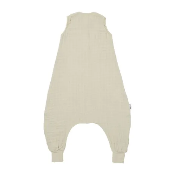 Meyco Baby Uni zomer Slaapoverall Jumper - 92 cm - Pre-Washed Hydrofiel - Soft Sand