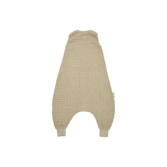 Meyco Baby Uni zomer Slaapoverall Jumper - 92 cm - Pre-Washed Hydrofiel - Soft Sand