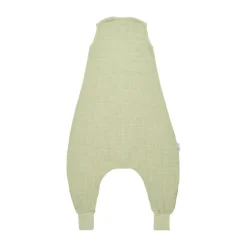 Meyco Baby Uni Zomer Slaapoverall Jumper - 104 cm - Pre-Washed Hydrofiel - Soft Olive