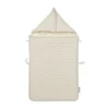Meyco Baby Wafel Teddy voetenzak - nature - 40x82cm