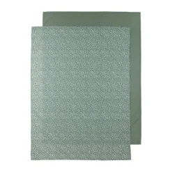 Meyco Cheetah Wieglaken Forest Green 75 x 100 cm 2 Stuks