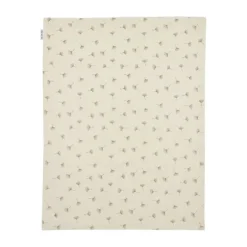 Meyco Deken Borduur Pre-Washed - Ginkgo - Soft Sand - 100 x 150 cm