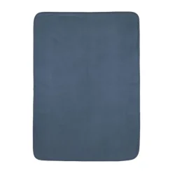 Meyco Gebreide Jacquard Flannel Deken - Pure - 100x150 cm - Pure Indigo
