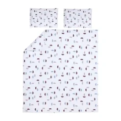 Meyco Home Dekbedovertrek Shapes Lilac 200 x 200 / 220 cm