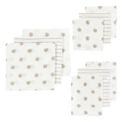 Meyco Hydrofiel Starterset - Dot Stripe - Sand