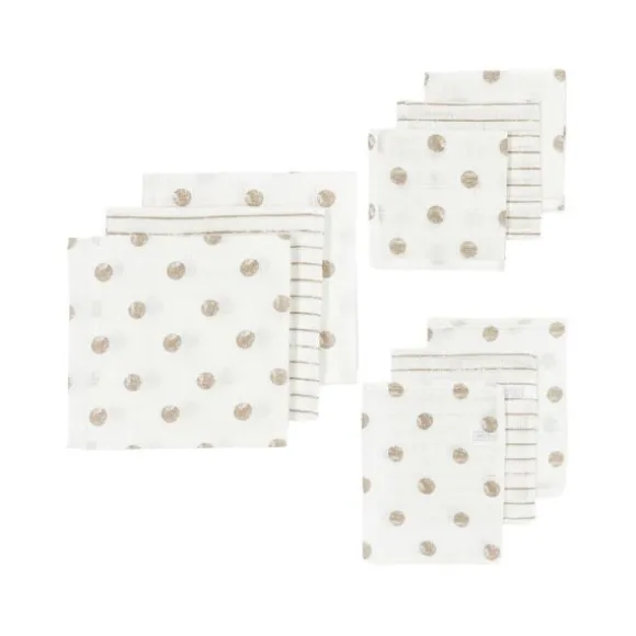 Meyco Hydrofiel Starterset - Dot Stripe - Sand