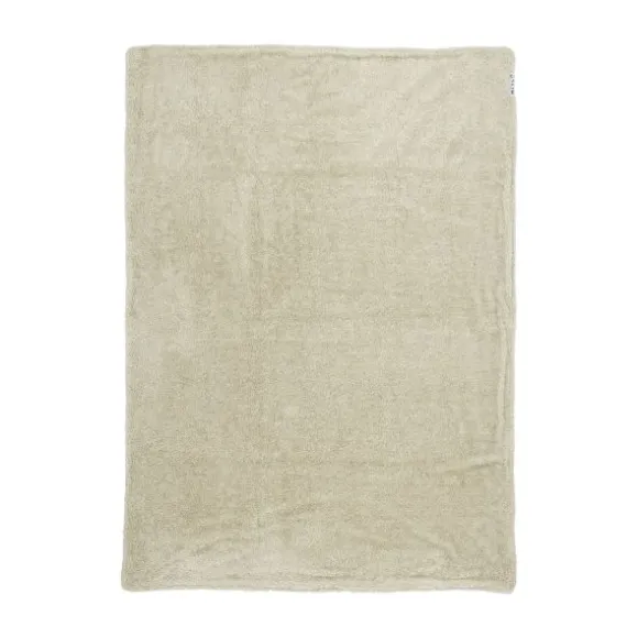 Meyco Knit Basic Fleece Wiegdeken Sand Melange 75 x 100 cm