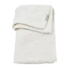 Meyco Ledikantdeken Knots Teddy - 100 x 150 cm - Offwhite