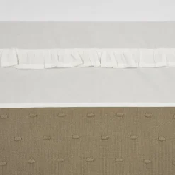 Meyco Ledikantlaken - Ruffle - White