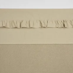 Meyco Ledikantlaken - Ruffle - White