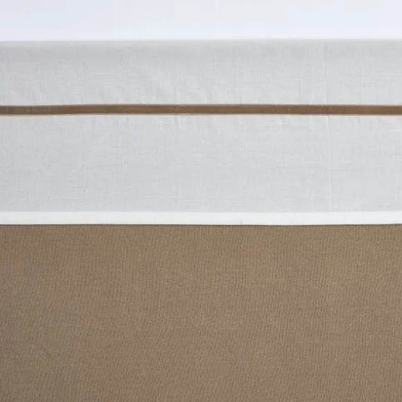 Meyco Ledikantlaken Wit Met Bies Wit 100 x 150 cm