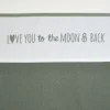Meyco Love You To The Moon & Back Wieglaken Forest Green