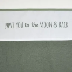 Meyco Love You To The Moon & Back Wieglaken Forest Green