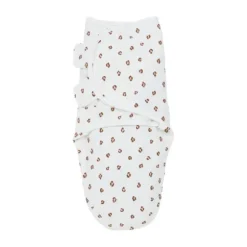 Meyco Mini Panther Swaddle Inbakerdoek - 0-3 Mnd - Soft Pink