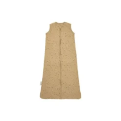 Meyco Rib Mini Spot Slaapzak - Zomer - 90 cm - Toffee Melange