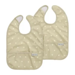 Meyco Slab Met Opvangbak - 2 Stuks - Sweet Heart - Sand/Soft Sand