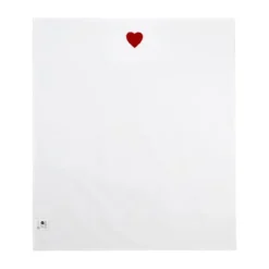 Meyco Sweet Heart Ledikantlaken - 100 x 150 cm - Red
