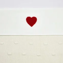 Meyco Sweet Heart Wieglaken - 75 x 100 cm - Red