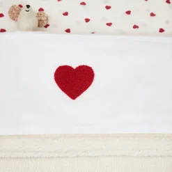 Meyco Sweet Heart Wieglaken - 75 x 100 cm - Red