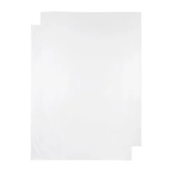 Meyco Uni Wieglaken Wit 75 x 100 cm 2 Stuks