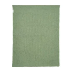 Meyco Wafel Teddy Ledikantdeken - 100 x 150 cm - Olive Green