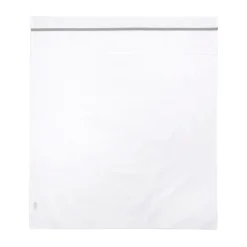 Meyco Wieglaken Wit Met Bies Grijs 75 x 100 cm
