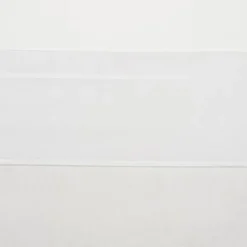 Meyco Wieglaken Wit Met Bies Grijs 75 x 100 cm