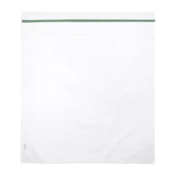 Meyco Wieglaken Wit Met Bies Grijs 75 x 100 cm