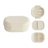 Mushie - Lunchbox Incl. Bestek - Sage