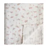 Mushie - Swaddle - Pink Flowers