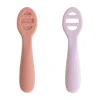 Mushie Baby Lepels - Rose/Soft Lilac