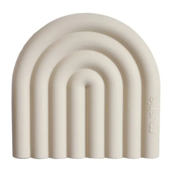 Mushie Rainbow Bijtring Shifting Sand