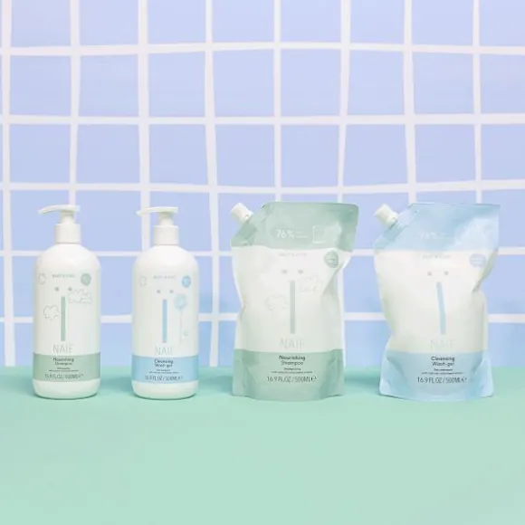 Naïf Navulverpakking Voedende Shampoo Voor Baby & Kids 500 ml