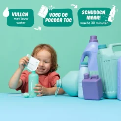 Naïf Pump Bottle + Bath Foam Navulpoeder
