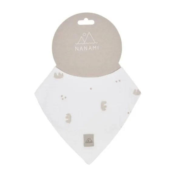 Nanami Bandana Slabbetje - Polarbear - Off-White