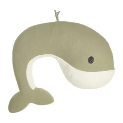 Nanami Groot Voedingskussen - Whale Momo - Eucalyptus