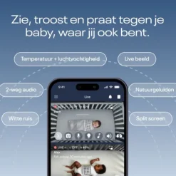 Nanit Pro Camera Babyfoon + Floor Stand + Breathing Band
