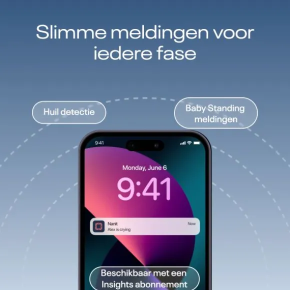Nanit Pro Camera Babyfoon - Met App + Flex Stand & Breathing Band