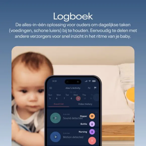 Nanit Pro Camera Babyfoon - Met App + Flex Stand & Breathing Band