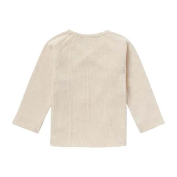 Noppies Rib Nanyuki Shirt Taupe Melange Mt. 50