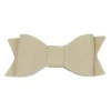 Ootje Kadootje Leatherlook Strikje Haarclip Beige