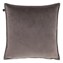 Overseas Middlestitch Kussen - 60 x 60 cm– Velours – Beige