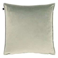 Overseas Middlestitch Kussen - 60 x 60 cm– Velours – Beige